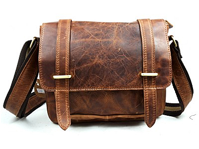 Кожаный деловой портфель марки JOYIR в ретро стиле