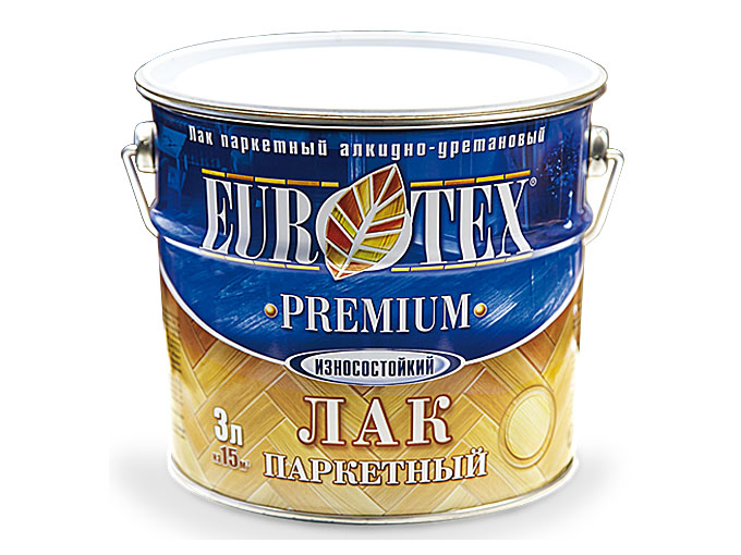Лак паркетный алкидно-уретановый EUROTEX PREMIUM полуматовый