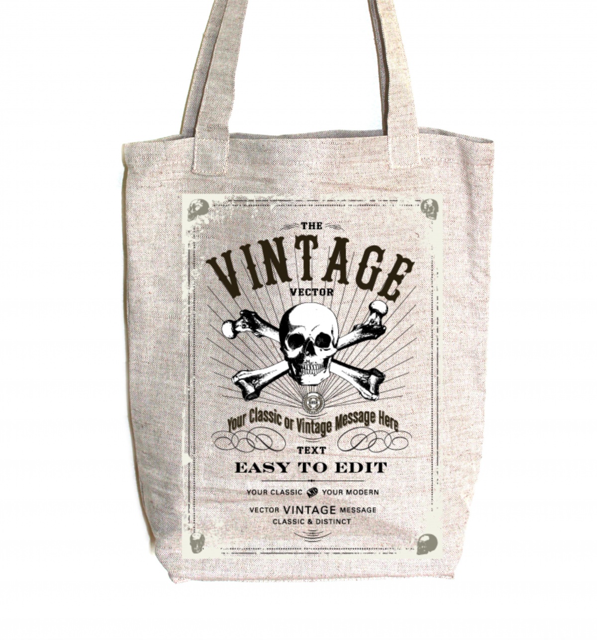 Сумка из льна "Vintage"