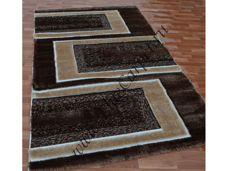  Длинноворсный ковер LIGHT BROWN/MLDRY BROWN (2141A)