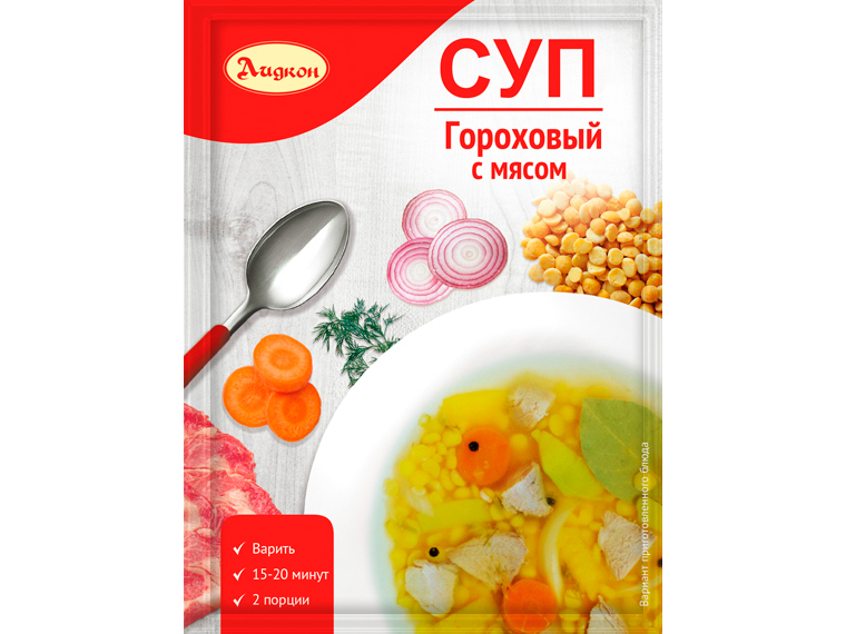 Суп гороховый с мясом