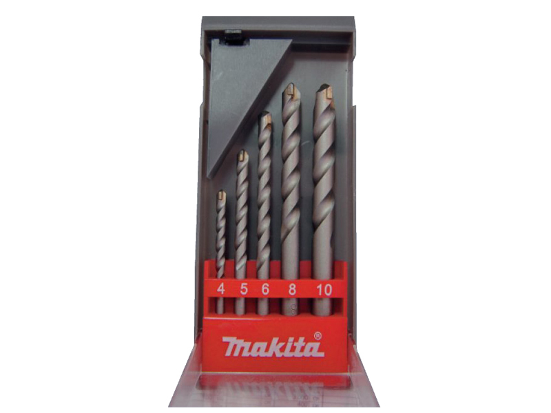 Набор сверл по бетону MAKITA 4,5,6,8,10 мм/D-05175
