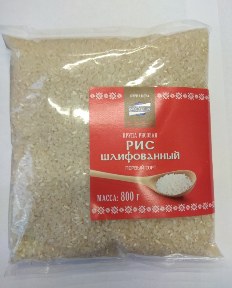Рис шлифованный, 1 сорт