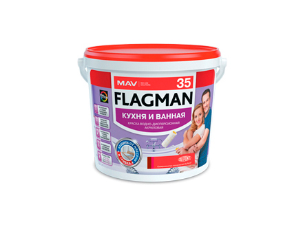 Краска FLAGMAN 35 кухня и ванная