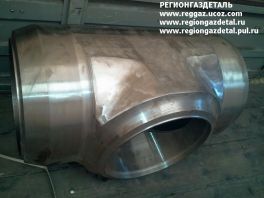 Тройник 400х400 сталь 15Х1М1Ф СТО ЦКТИ 720