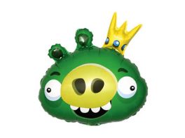 FM Фигура гр.11 И-243 Angry Birds Король свиней 54см Х 60см шар фольга