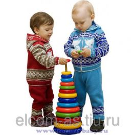 Комплект детский вязаный "МИШУТКА" (ЭЛКОМ)