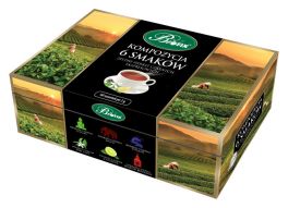 Композиция 6 вкусов черный чай