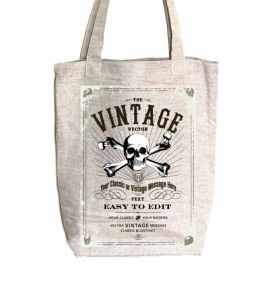 Сумка из льна "Vintage"