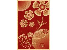 Ковер Prestige Carving 8114a bordo-cream 1.0*2.0 PH