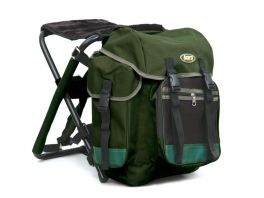 Рюкзак Akara Outlander Green с меховым стулом 40 литров