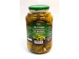Огурцы консервированные "Нежные" пастеризованные