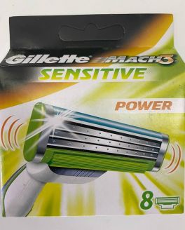 Сменные кассеты Gillette Mach3 Sensitive Power