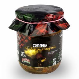 Консервы овощные "Солянка из свежей капусты" ГОСТ 500 г