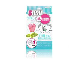 Носочки для педикюра Sosu с ароматом мяты 1 пара