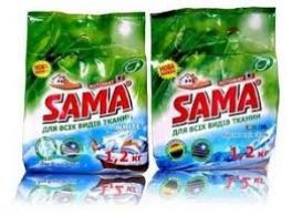 Бесфосфатный стиральный порошок SAMA