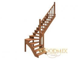 Деревянная лестница К-031