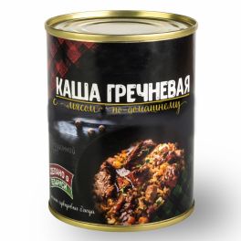 Консервы Каша гречневая с говядиной по-домашнему 350 г ж/б