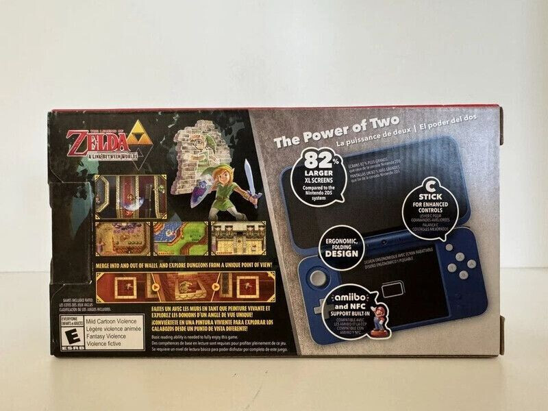 Новая консоль Nintendo 2DS XL — Hylian Shield Edition Zelda A Link Between Worlds