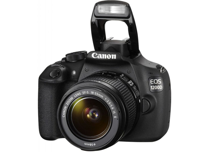 Фотоаппарат CANON EOS 1200D KIT 18-55 IS II черный
