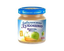 Пюре Морковь Яблоко