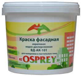 Краска фасадная водно-дисперсионная «OSPREY» ВД-АК-101