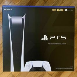 sony PlayStation 5 Slim Digital Edition 825 ГБ белая, запечатанная+ 2 кон