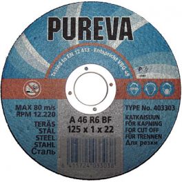 Круг   отрезной 125х1,6х22 PUREVA/403313